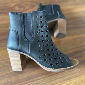 TOMS Peep Toe Booties